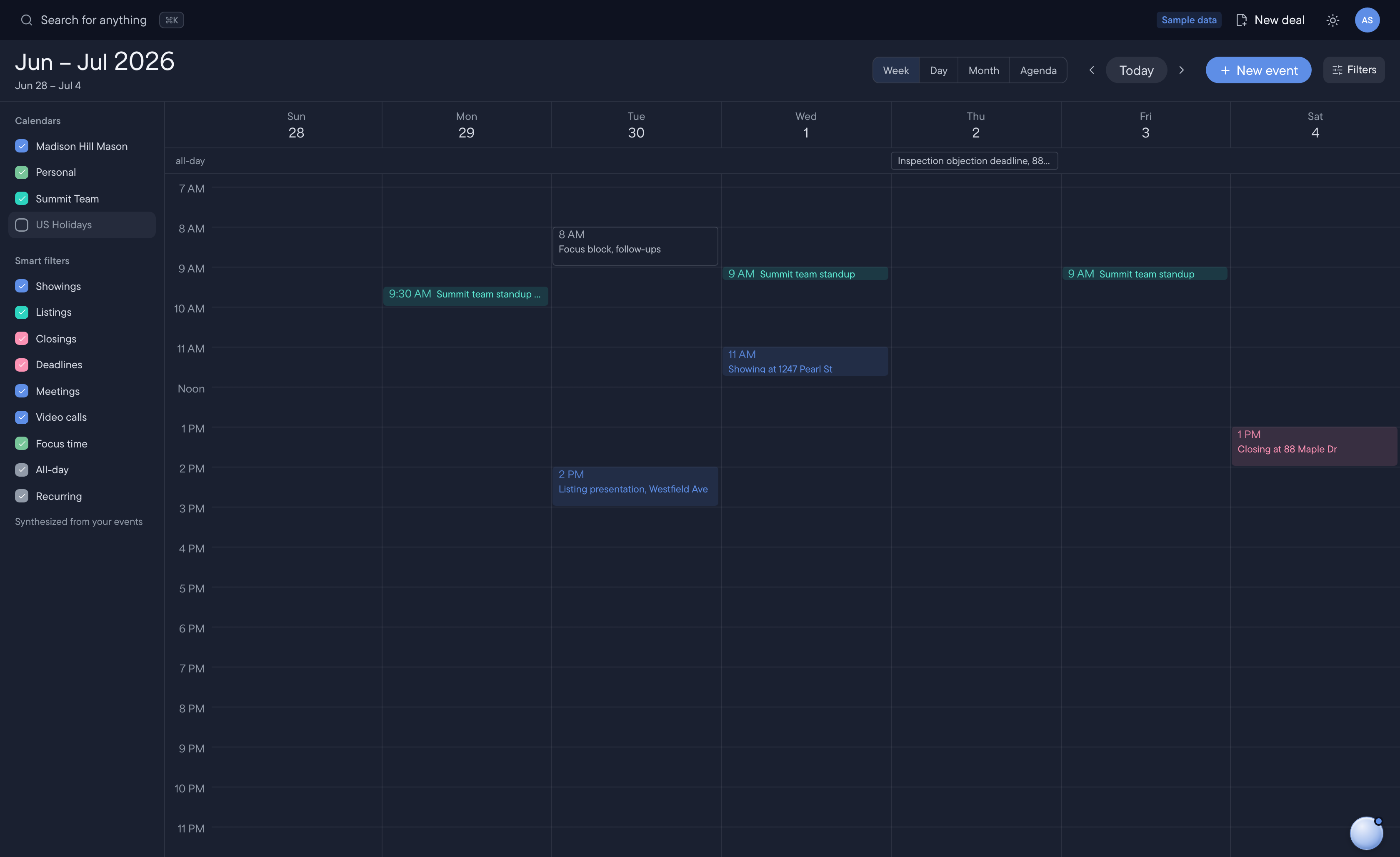 Afora Calendar